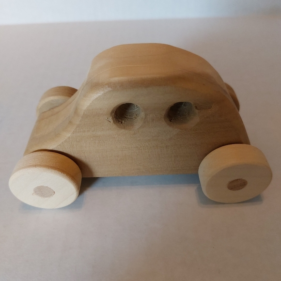 🔴Buy 2 - Get 1 -- Set of 3 Handmade Wooden Cars, Unfinished - Picture 7 of 16